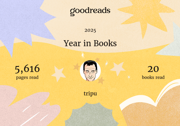 Goodreads summary of the year