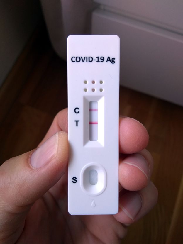 Positive covid test