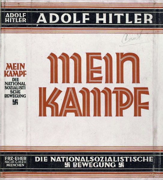 “Mein Kampf” dust jacket